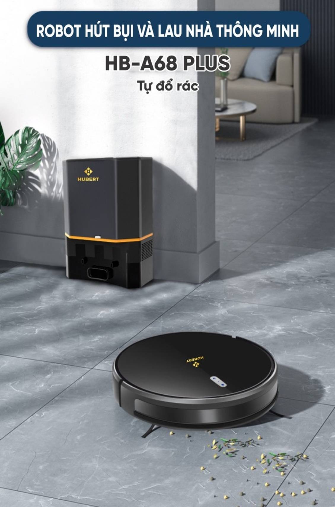 Robot hút bụi Hubert HB-A68-plus /Hình số 13